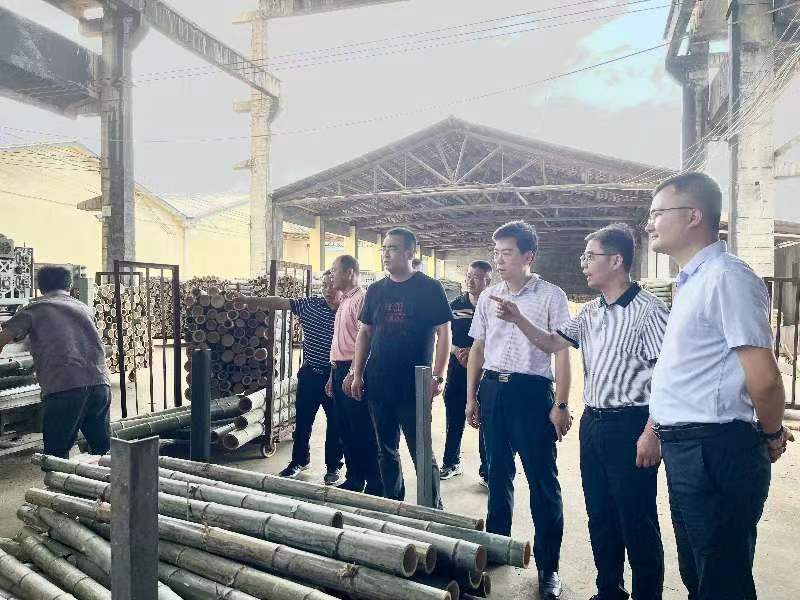 6月22日調研泥江口竹筷產業